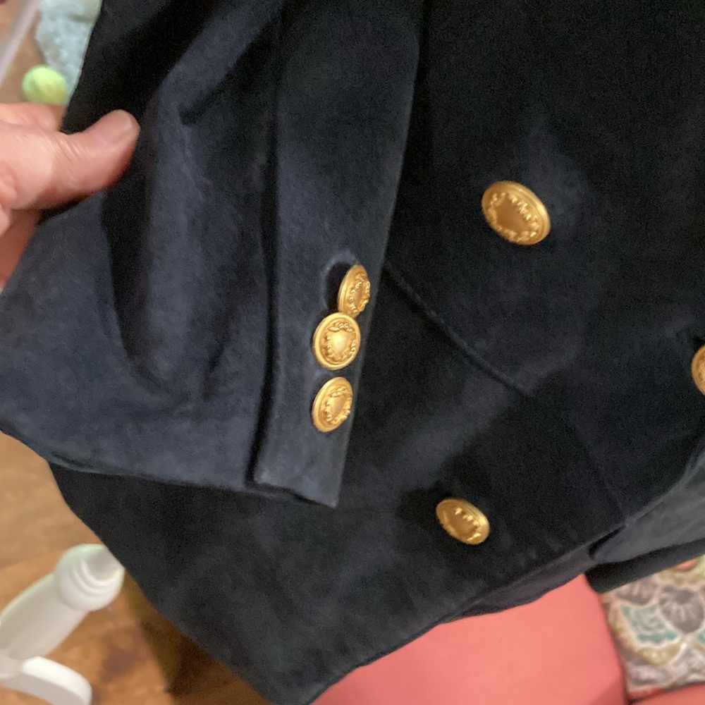 Navy Blue Suede Leather - Picture 6 of 17